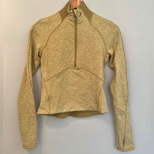 Lululemon Always Alert 1/2 Half Zip Heathered Grape Leaf Size 4